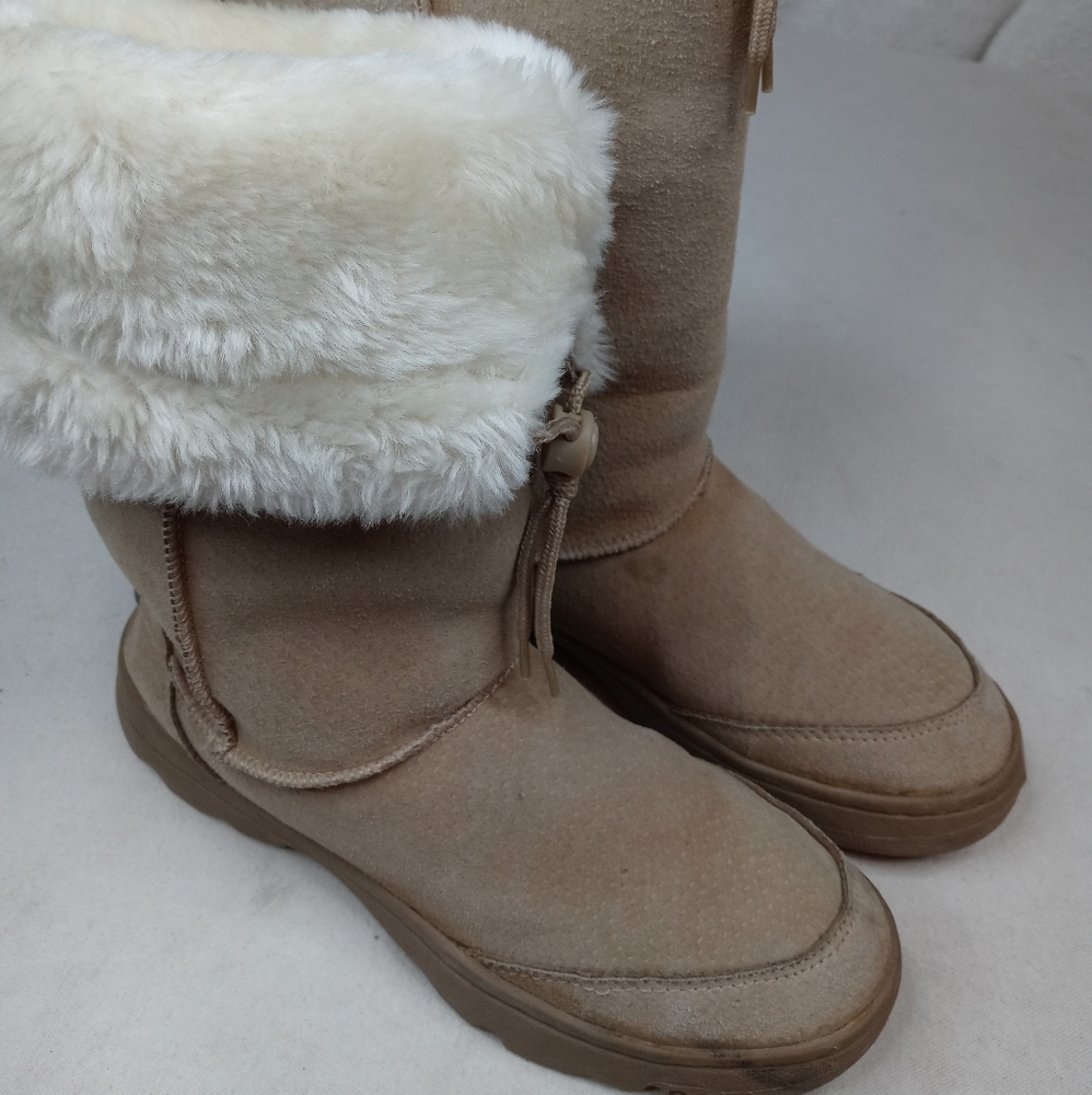 Skechers women's brown suede sn 46446 sz 10 fold d